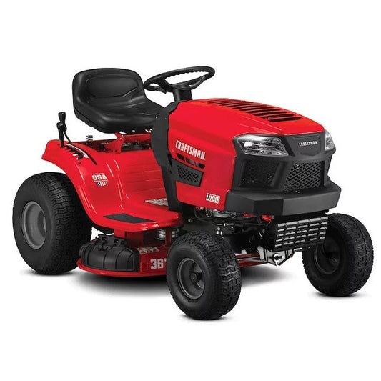 CRAFTSMAN T100 11.5 HP Gas Riding Lawn Mower – Compact Riding Tractor