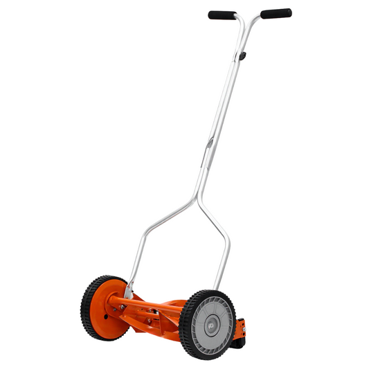 Omar's Discount Tires & Auto Repairs 14-Inches 4 Reel Lawn Mower